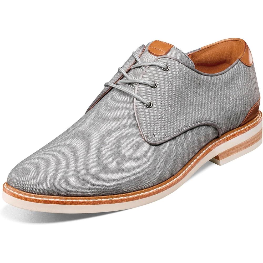 image:imageFlorsheim Highland Canvas Plain Toe Oxford Mens OxfordGrey