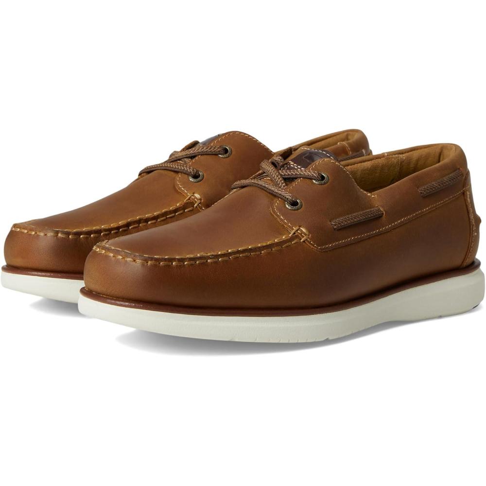 image:imageFlorsheim Tropics Moc Toe Elastic Lace Boat Shoe Mens Slip OnBrown