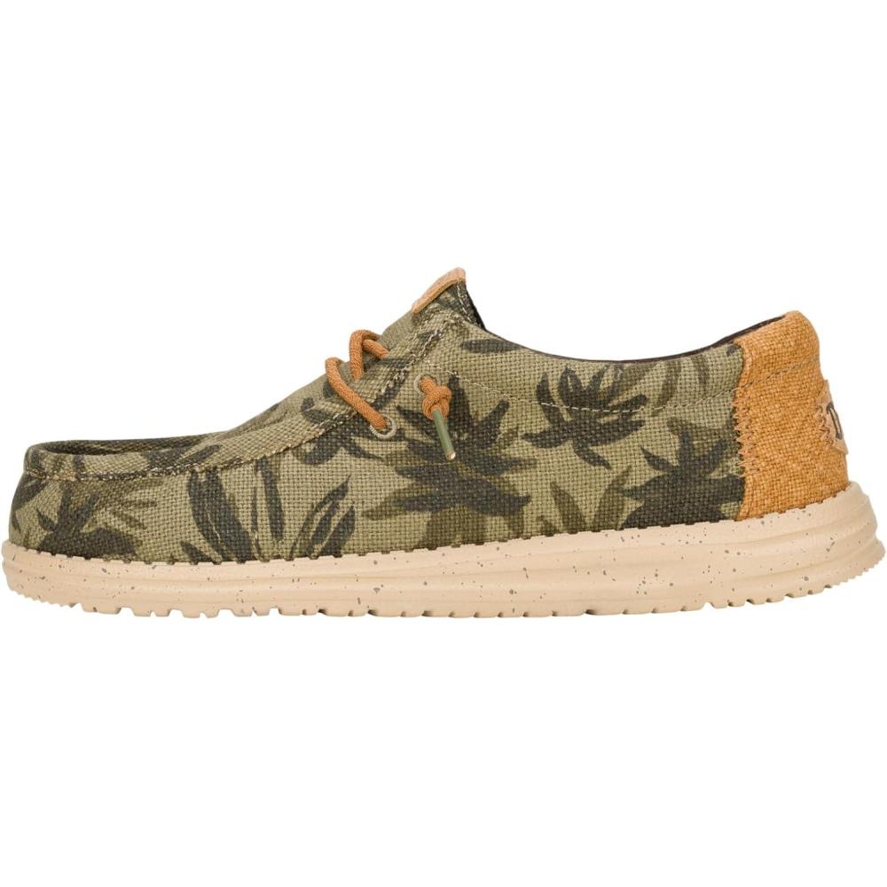 image:imageHEYDUDE Mens Wally Palm JuteBurnt OliveGinger Brown