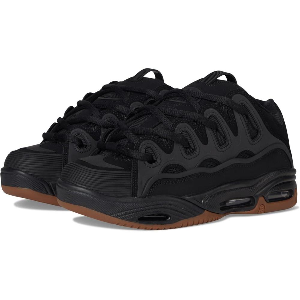 image:imageOsiris Mens D3 2001 Skate ShoeBlackBlackGum