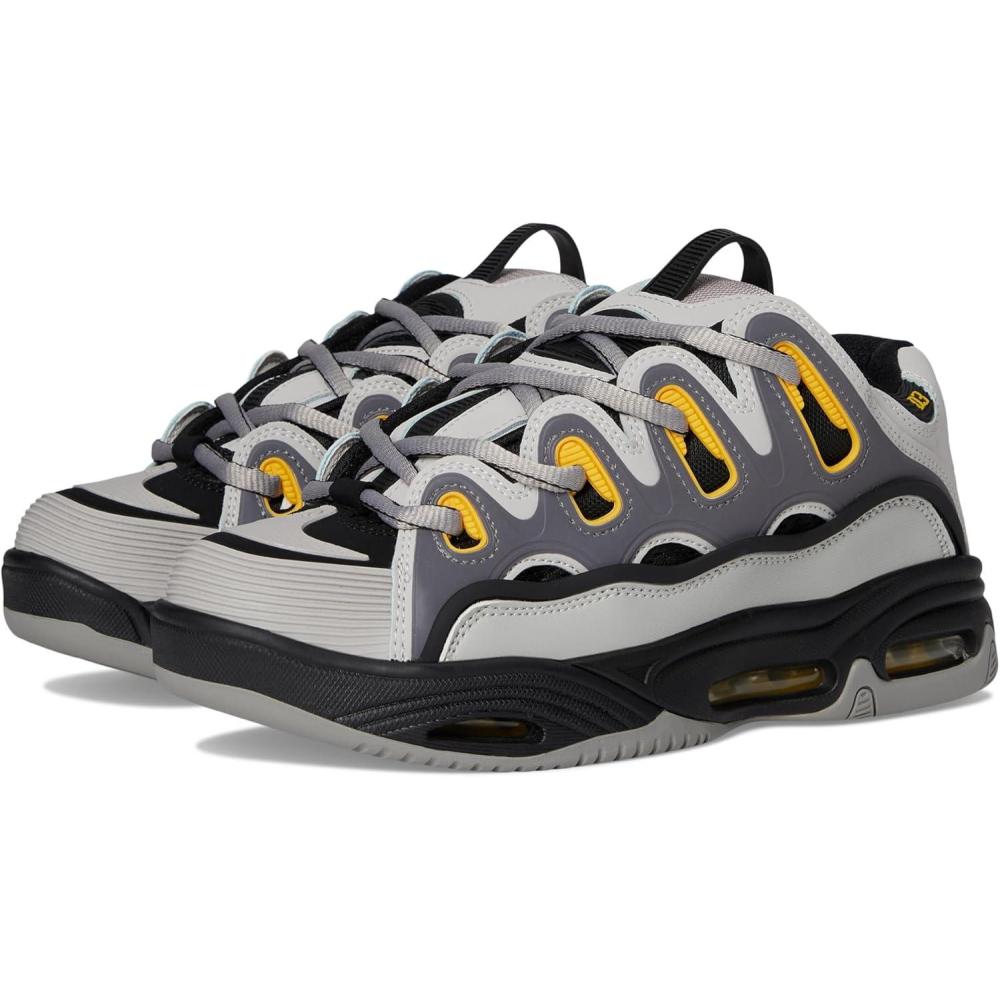 image:imageOsiris Mens D3 2001 Skate ShoeGreyBlackYellow