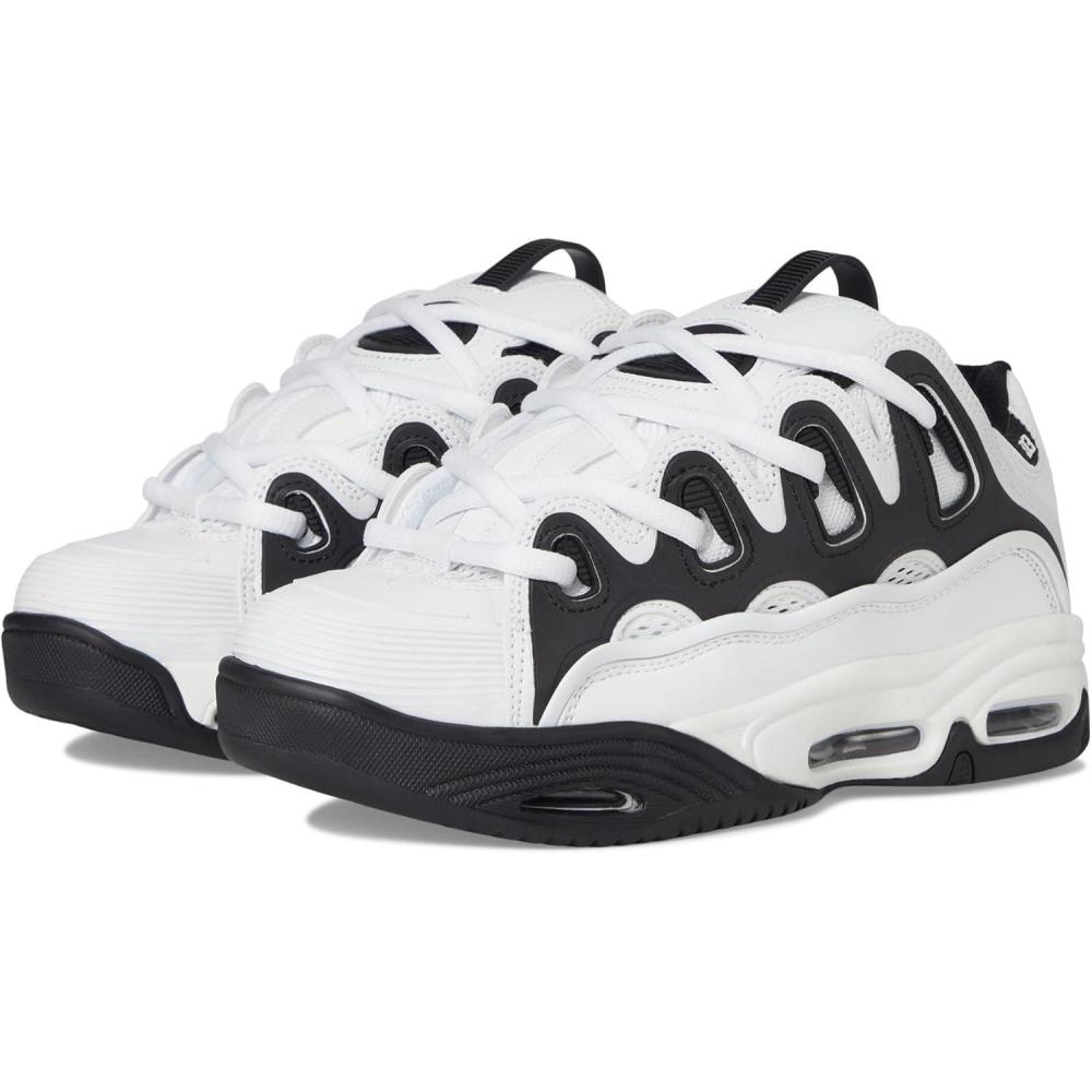 image:imageOsiris Mens D3 2001 Skate ShoeWhiteWhiteBlack