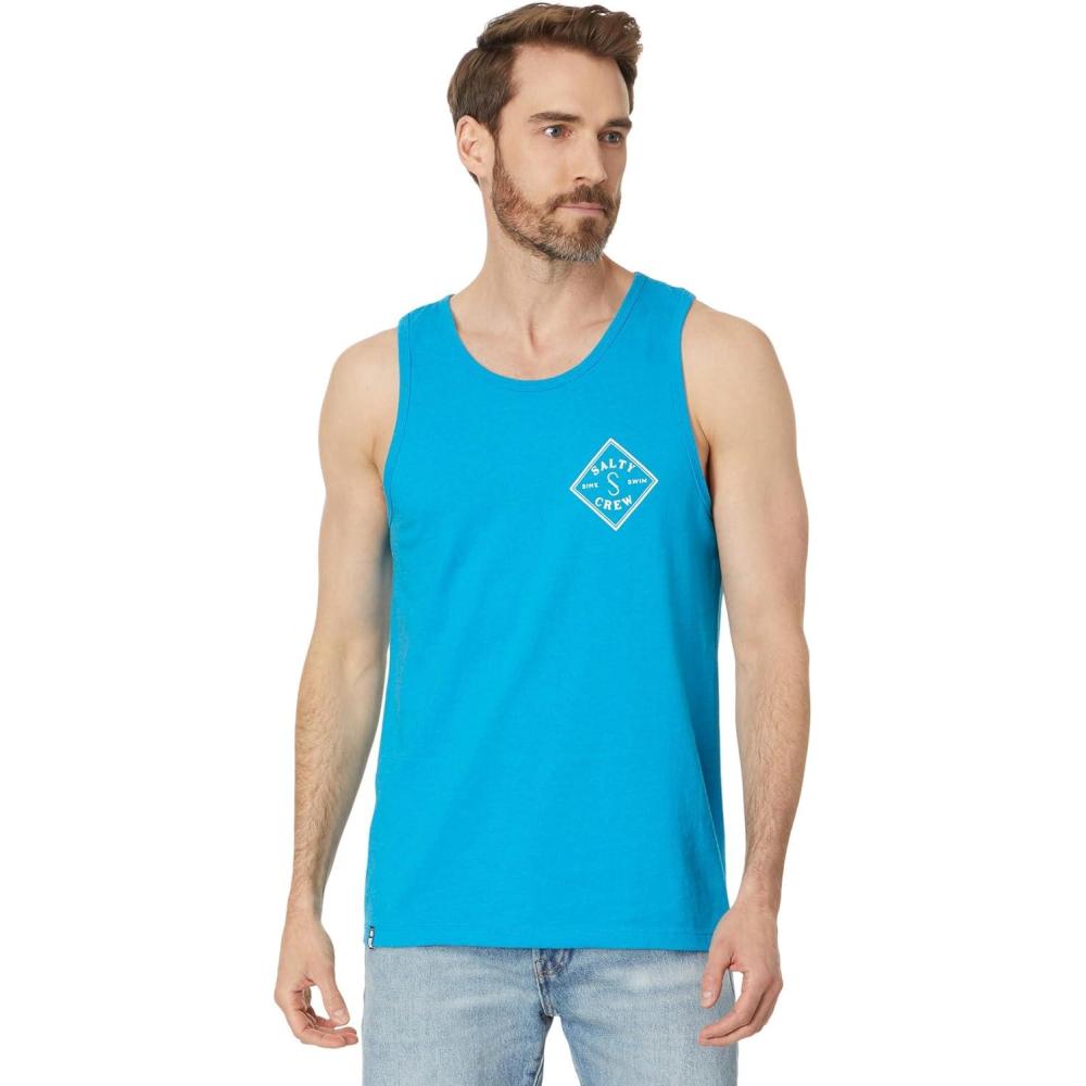image:imageSalty Crew Mens Tippet TankTurquoise Heather