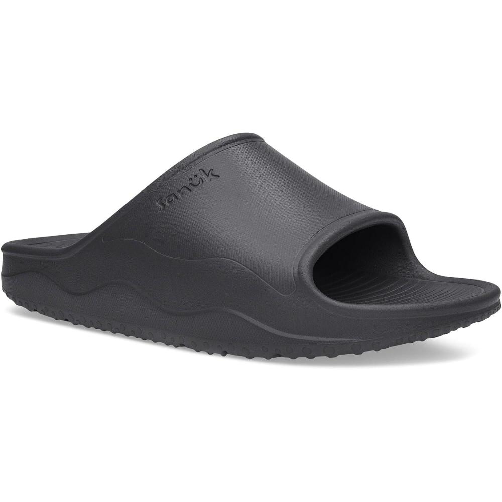 image:imageSanuk Mens Beer Foamie Slide  Slides for Men  Mens Sandals  Beach Sandals  Water Friendly ampamp LightweightGrey