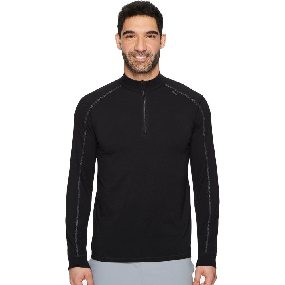 image:imagetasc Performance Mens Carrollton Quarter ZipBlack Gun
