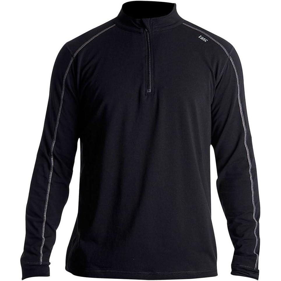 image:imagetasc Performance Mens Carrollton Quarter ZipBlack Heather Gray