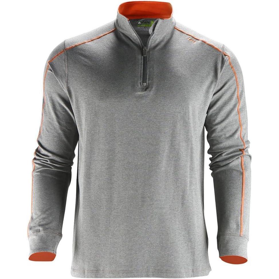 image:imagetasc Performance Mens Carrollton Quarter ZipHeather Gray