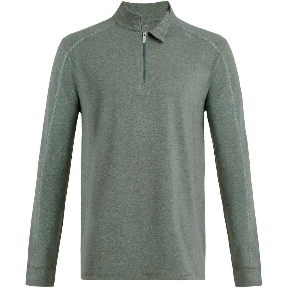 image:imagetasc Performance Mens Carrollton Quarter ZipKelp Heather Sg