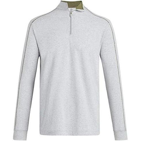 image:imagetasc Performance Mens Carrollton Quarter ZipLight Heather GrayMeadow