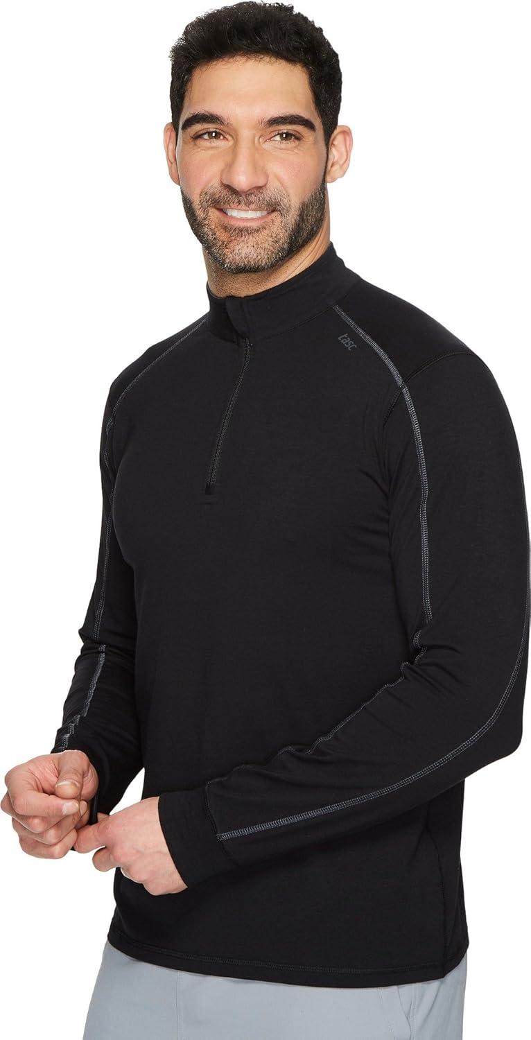 image:imagetasc Performance Mens Carrollton Quarter ZipBlack Gun