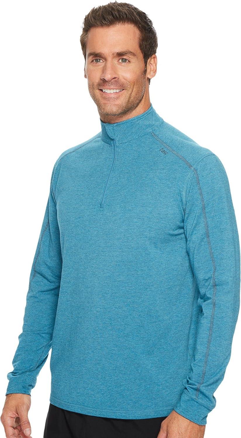 image:imagetasc Performance Mens Carrollton Quarter ZipMarina Heather