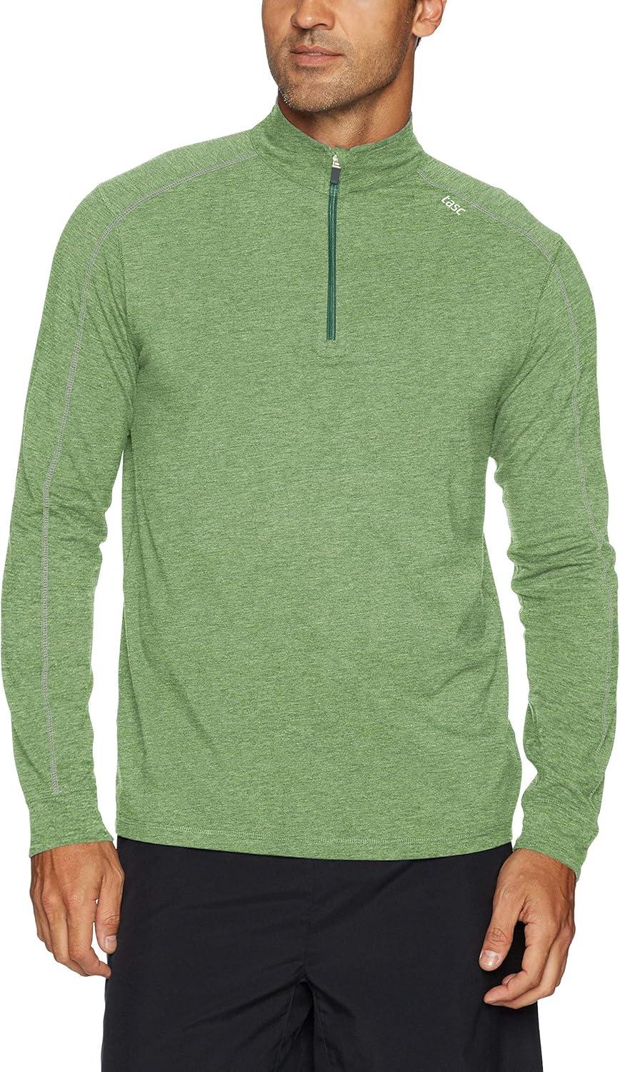 image:imagetasc Performance Mens Carrollton Quarter ZipMossy Heather