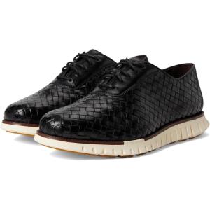 Cole Haan Mens Zerogrand Remastered Woven(Black/Dark Natural/Ivory)
