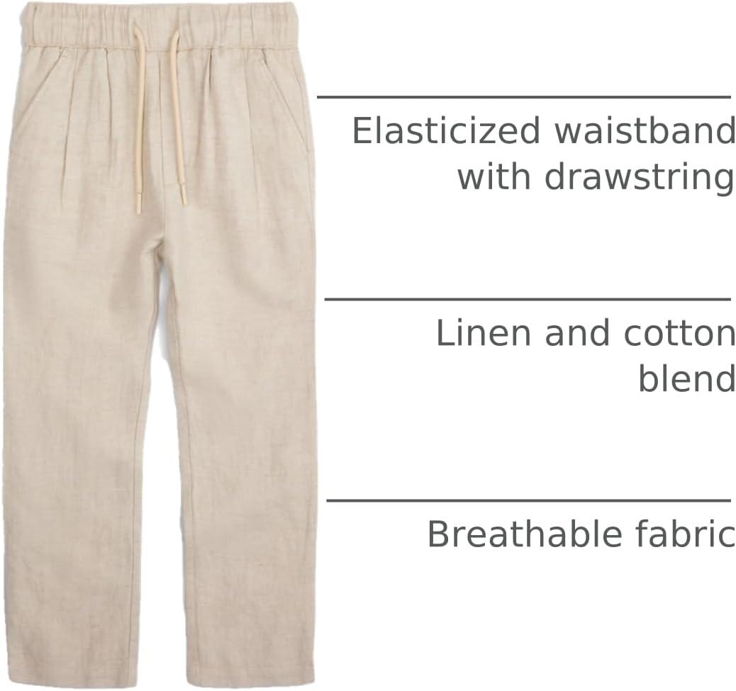 image:imageAppaman Boys Resort Pants ToddlerLittle KidBig KidSand