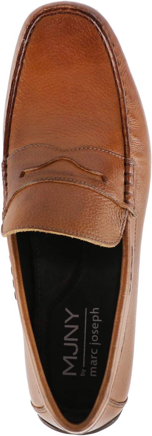 image:imageMens Leather Casual Slip On Penny LoafersCognac Grainy
