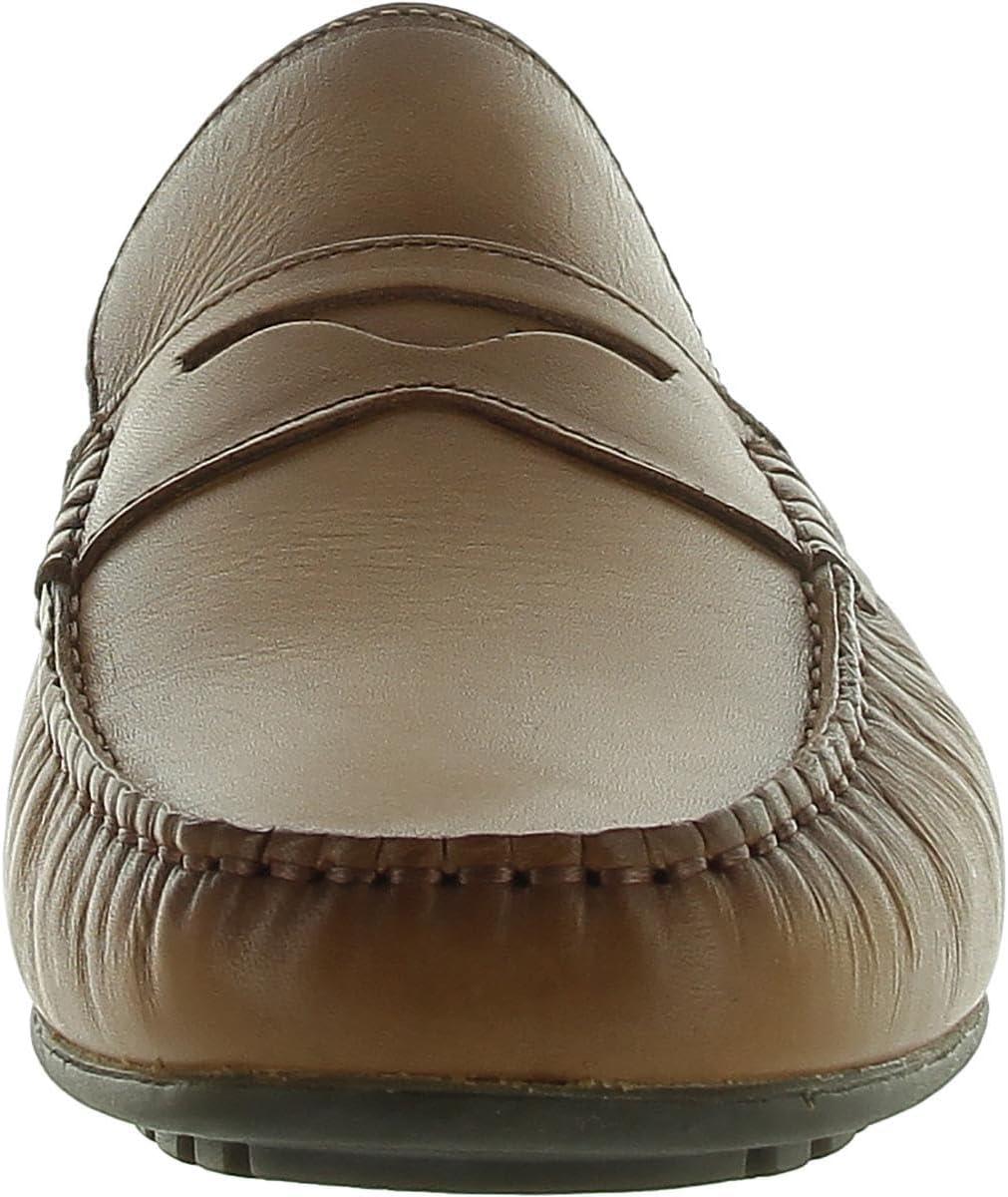 image:imageMens Leather Casual Slip On Penny LoafersTan Napa