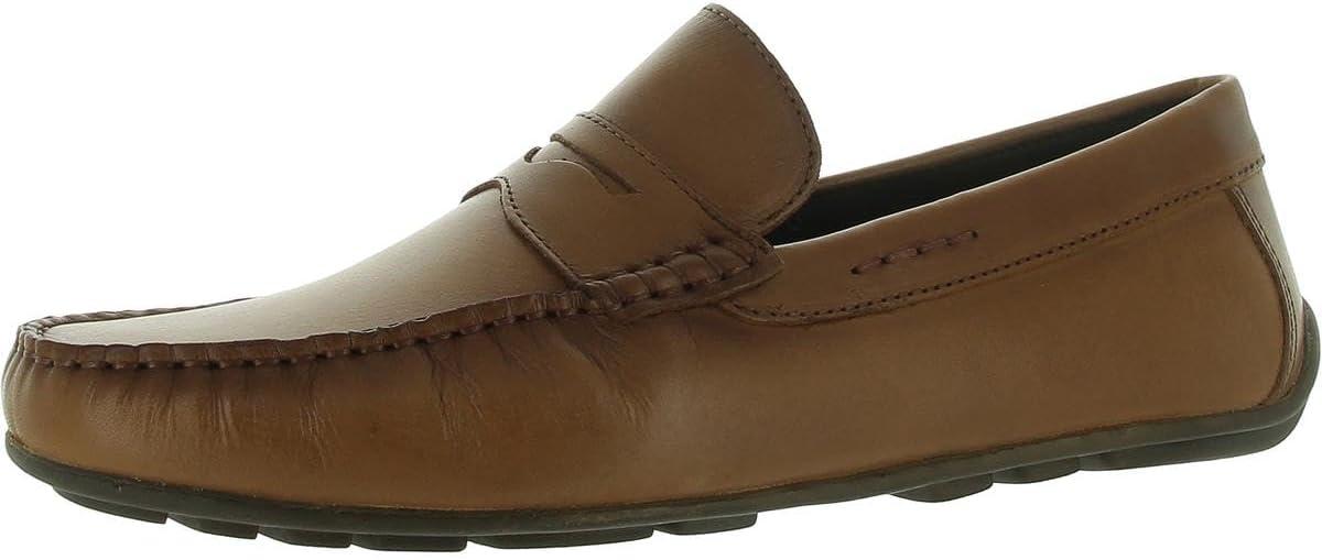 image:imageMens Leather Casual Slip On Penny LoafersTan Napa