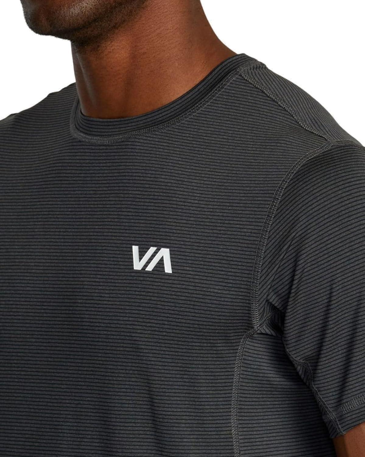 image:imageRVCA Mens Sport Vent Stripe SsBlack Stripe