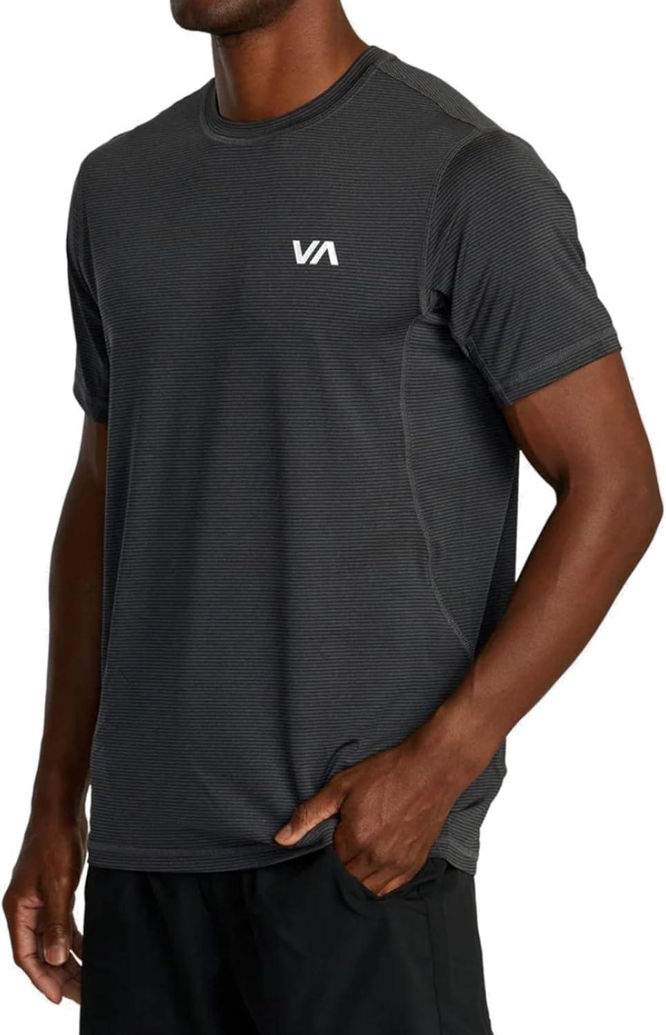 image:imageRVCA Mens Sport Vent Stripe SsBlack Stripe