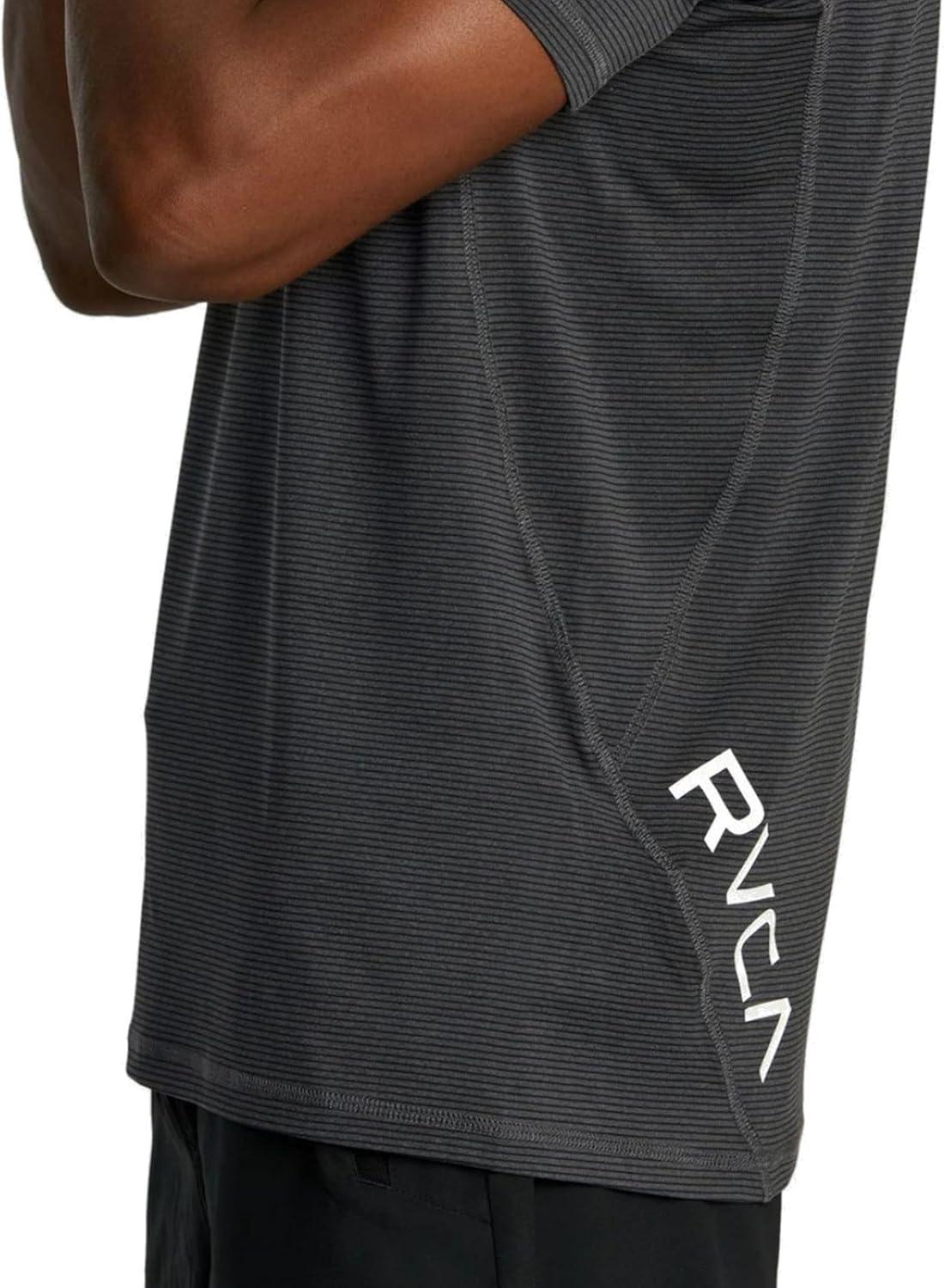 image:imageRVCA Mens Sport Vent Stripe SsBlack Stripe