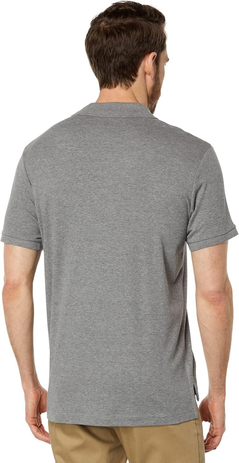 image:imageSOLID INTERLOCK POLO SHIRTCampus Heather Gray