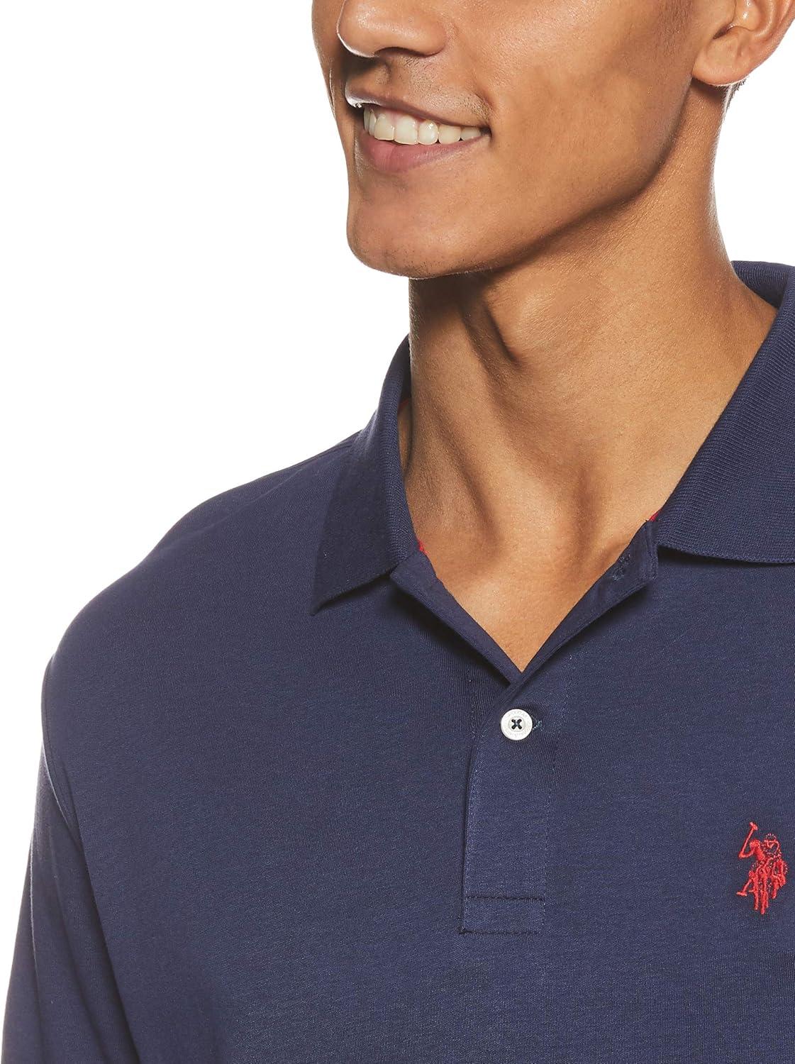 image:imageSOLID INTERLOCK POLO SHIRTClassic Navy