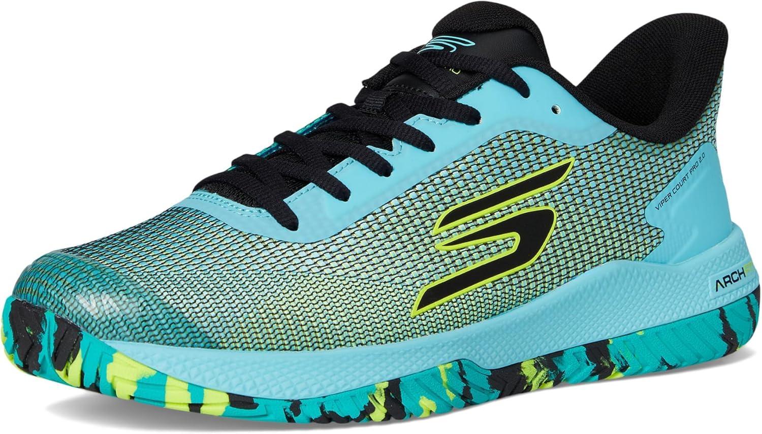 image:imageSkechers Mens Pickleball Viper Court Pro 20 SneakerAquaMint