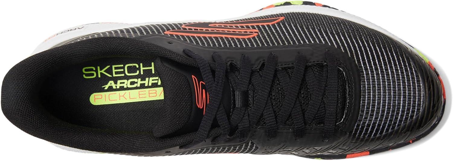 image:imageSkechers Mens Pickleball Viper Court Pro 20 SneakerBlack Synthetic Textile Multi Trim