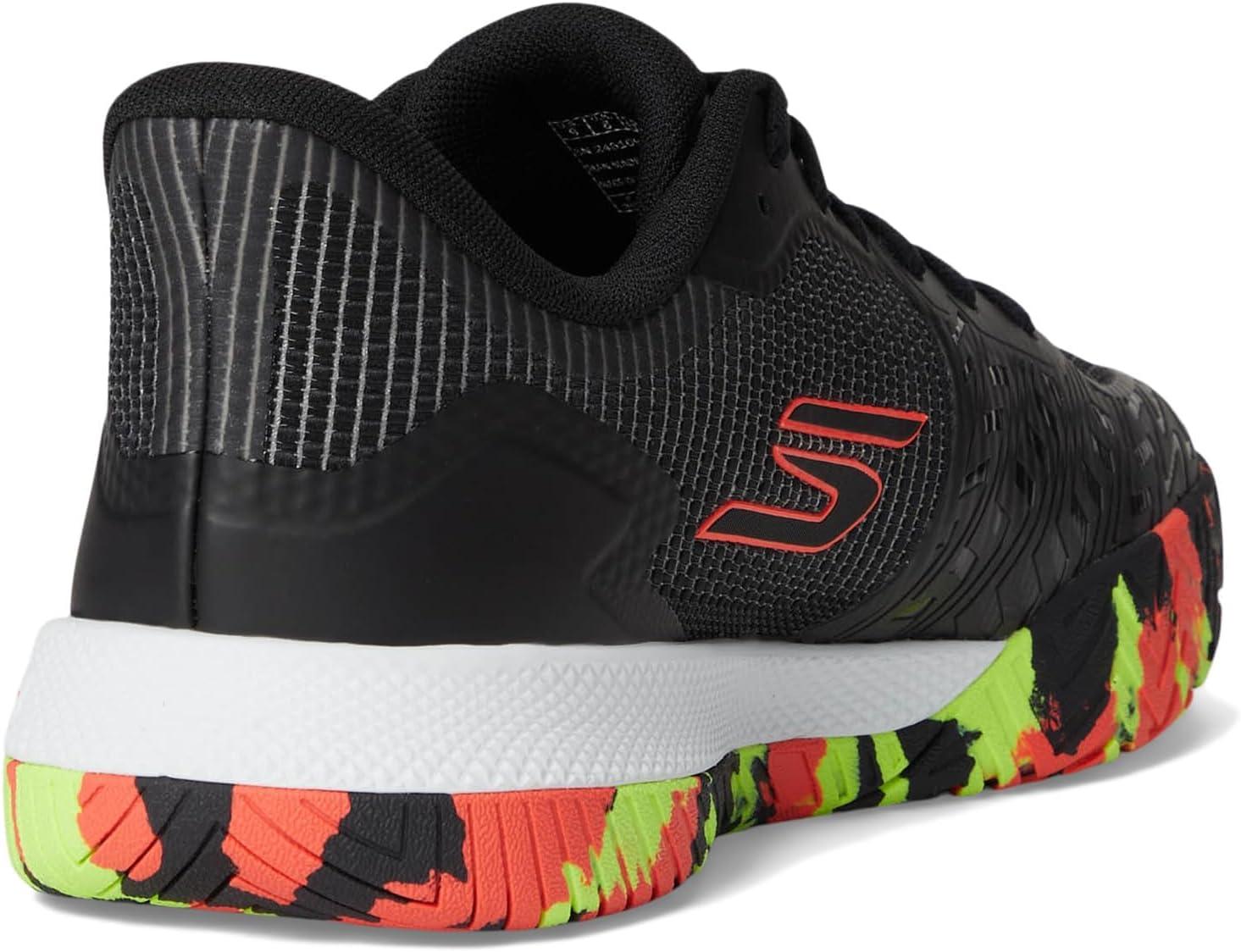 image:imageSkechers Mens Pickleball Viper Court Pro 20 SneakerBlack Synthetic Textile Multi Trim
