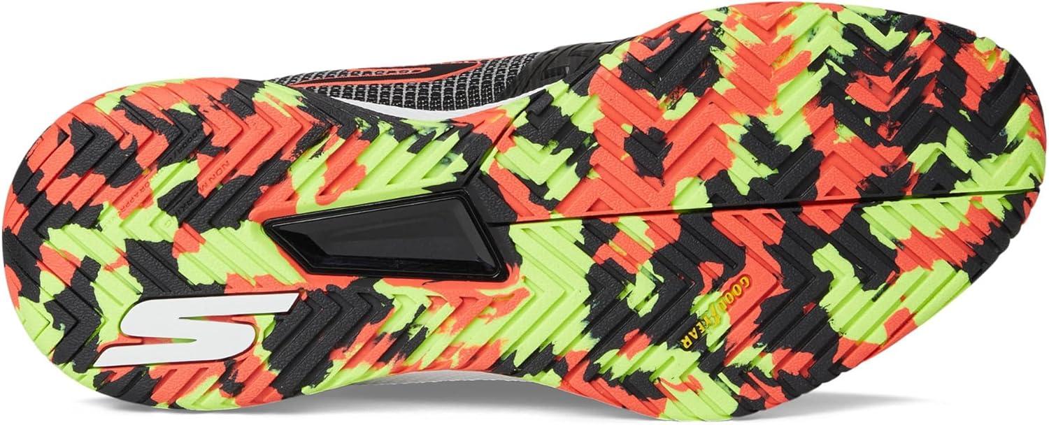 image:imageSkechers Mens Pickleball Viper Court Pro 20 SneakerBlack Synthetic Textile Multi Trim