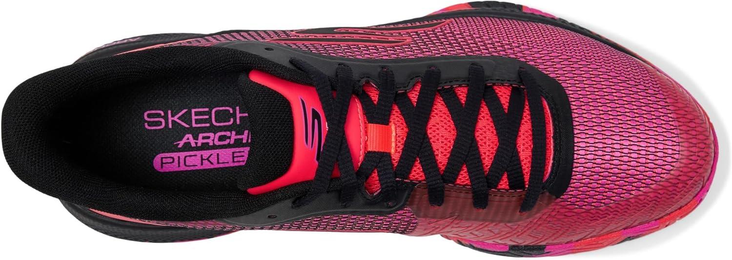 image:imageSkechers Mens Pickleball Viper Court Pro 20 SneakerBlackHot Pink