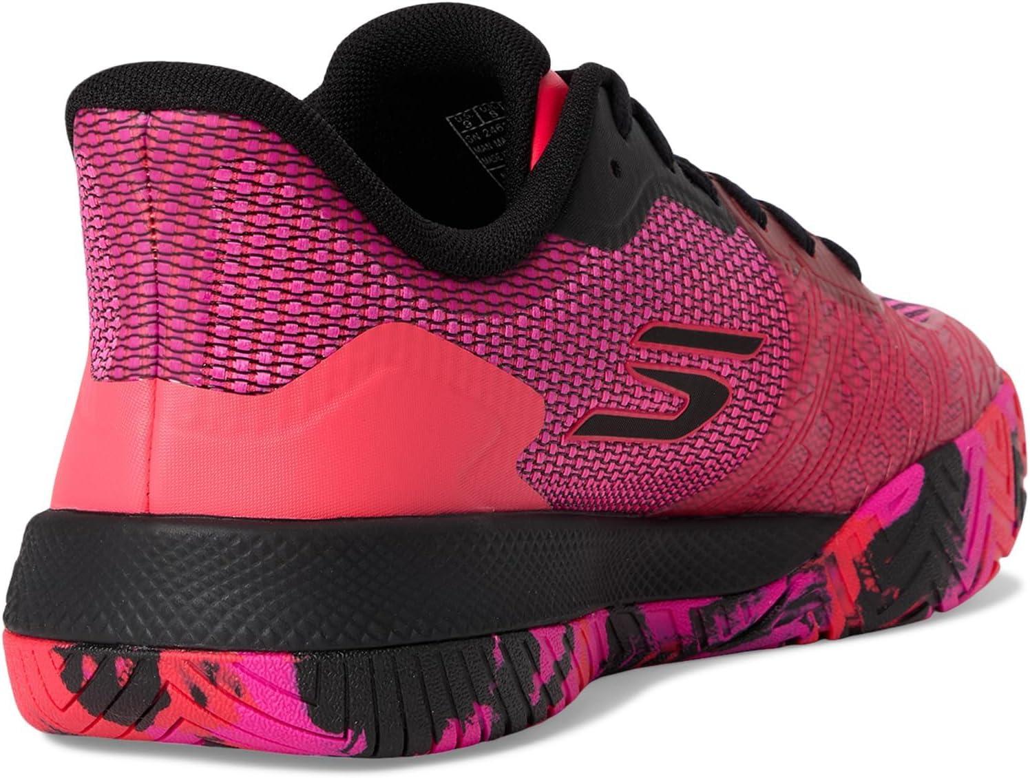image:imageSkechers Mens Pickleball Viper Court Pro 20 SneakerBlackHot Pink