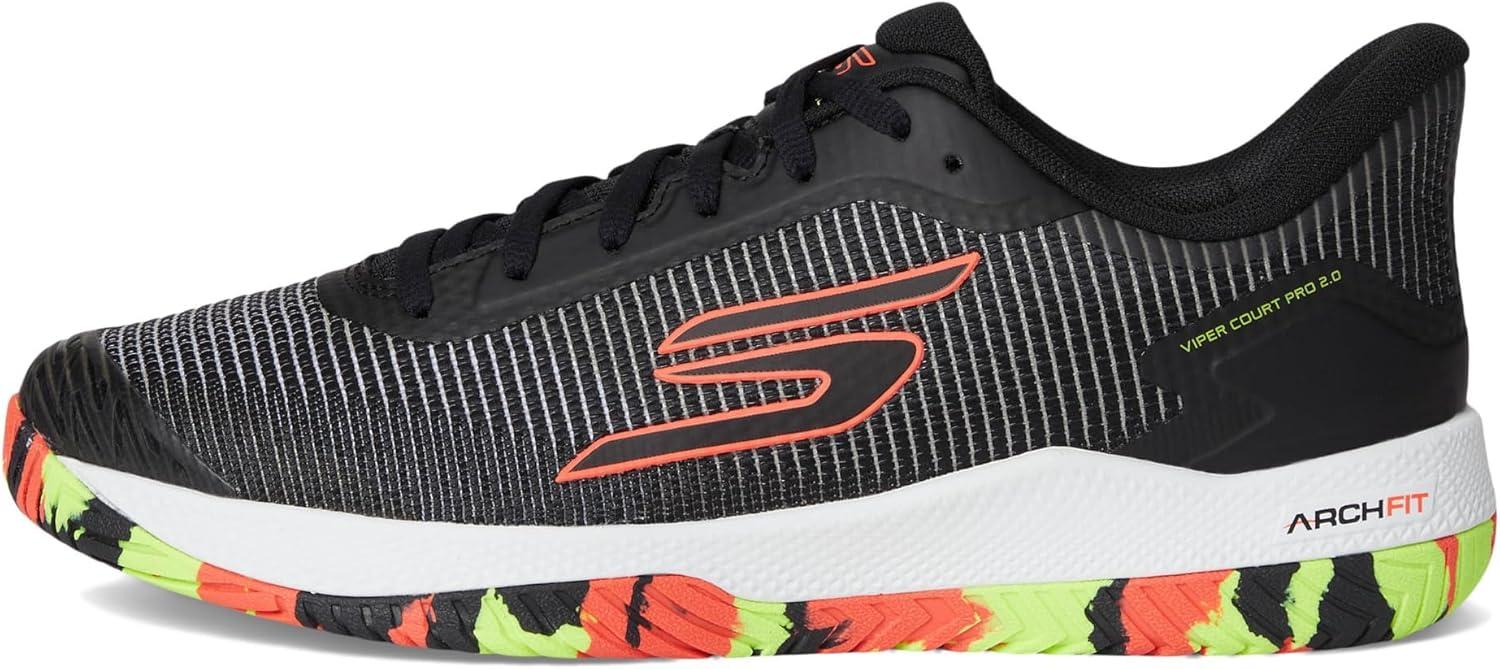 image:imageSkechers Mens Pickleball Viper Court Pro 20 SneakerBlackMulti