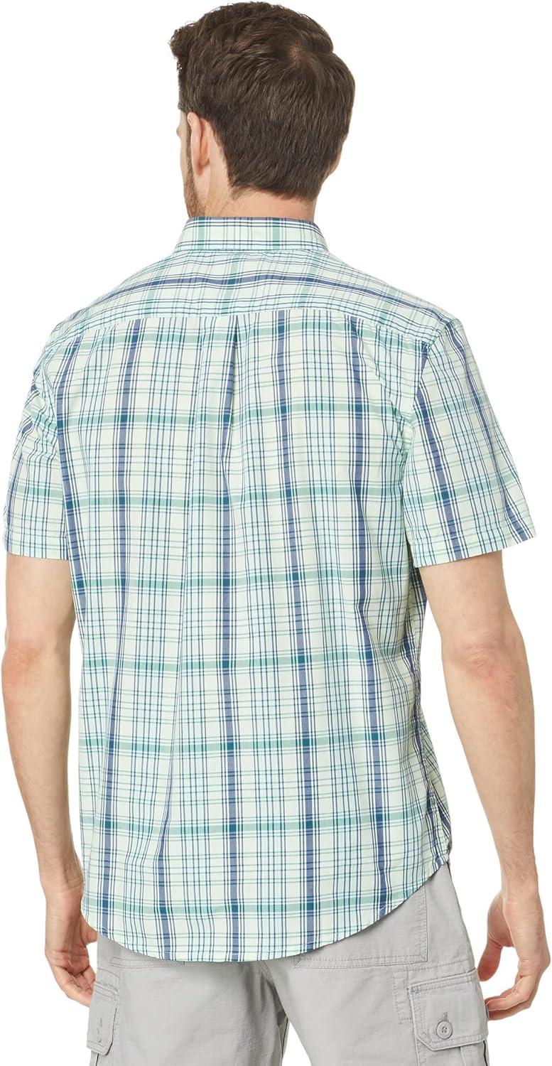 image:imageUS POLO ASSN Short Sleeve CVC YarnDye Poplin Woven ShirtPatina Green
