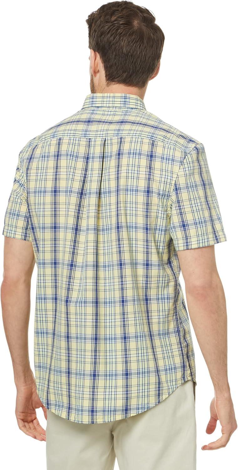 image:imageUS POLO ASSN Short Sleeve CVC YarnDye Poplin Woven ShirtPopcorn
