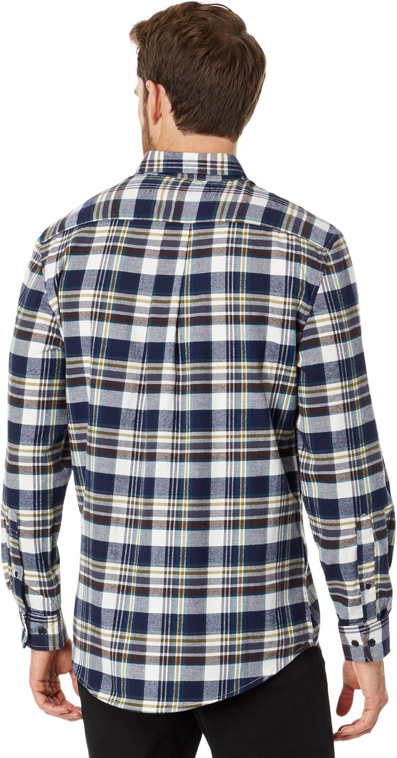 image:imageUS Polo Assn Long Sleeve YarnDye Stretch Peached Twill Woven Shirt Classic Navy SM