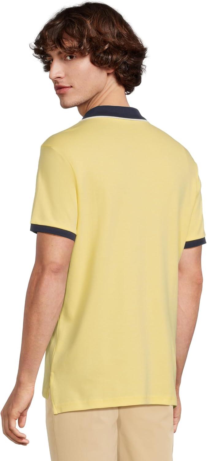 image:imageUS Polo Assn Mens Short Sleeve Slim Fit Multicolor Pony Interlock Polo ShirtPopcorn
