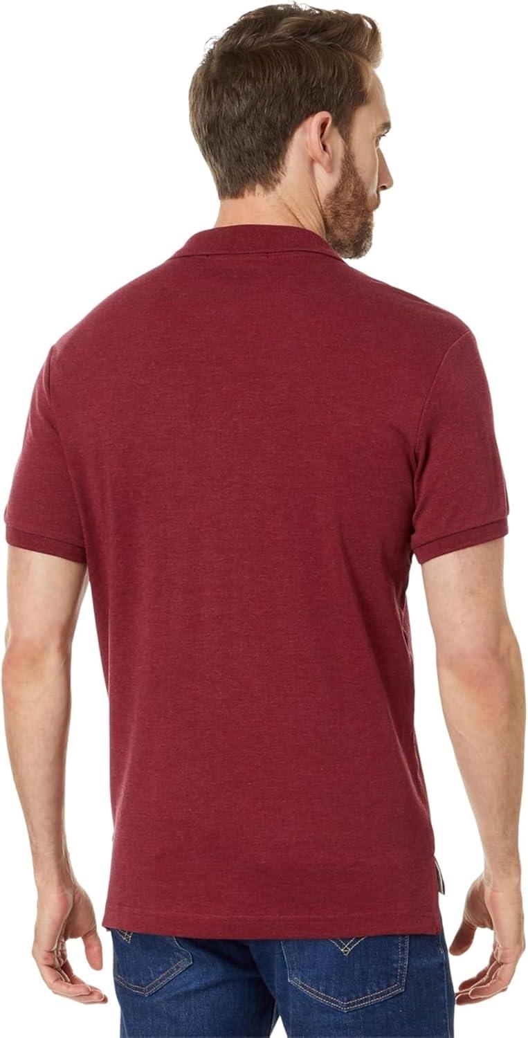 image:imageUS Polo Assn Mens Slim Fit Interlock PoloWine Valley Heather