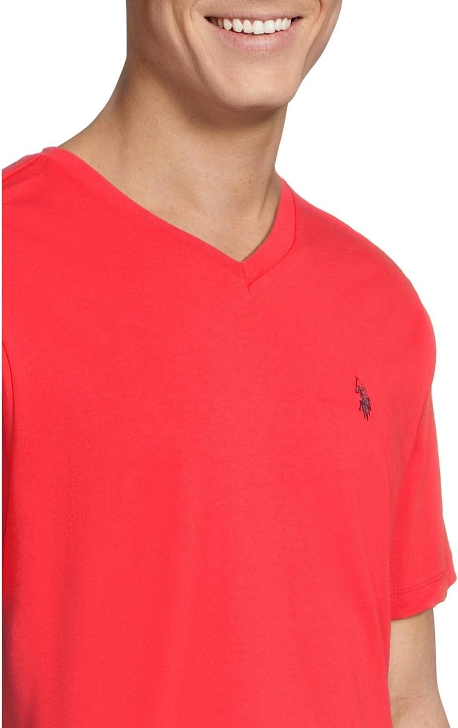 image:imageUS Polo Assn Mens VNeck TeeBarberry