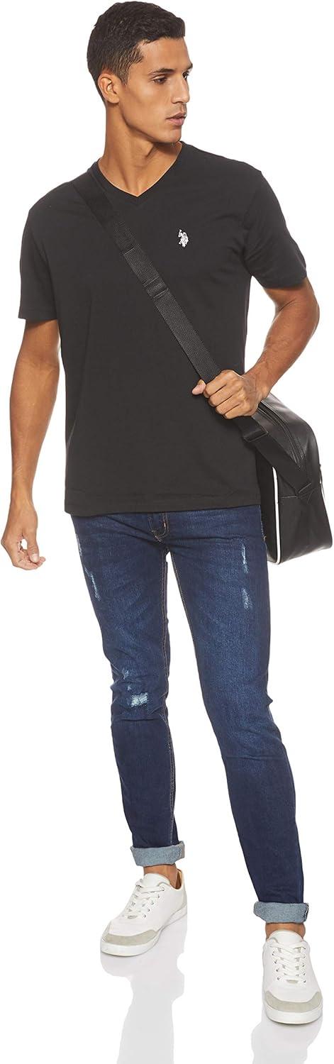 image:imageUS Polo Assn Mens VNeck TeeBlack