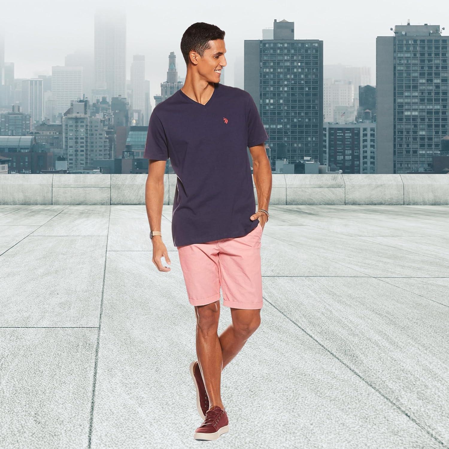 image:imageUS Polo Assn Mens VNeck TeeClassic Navy