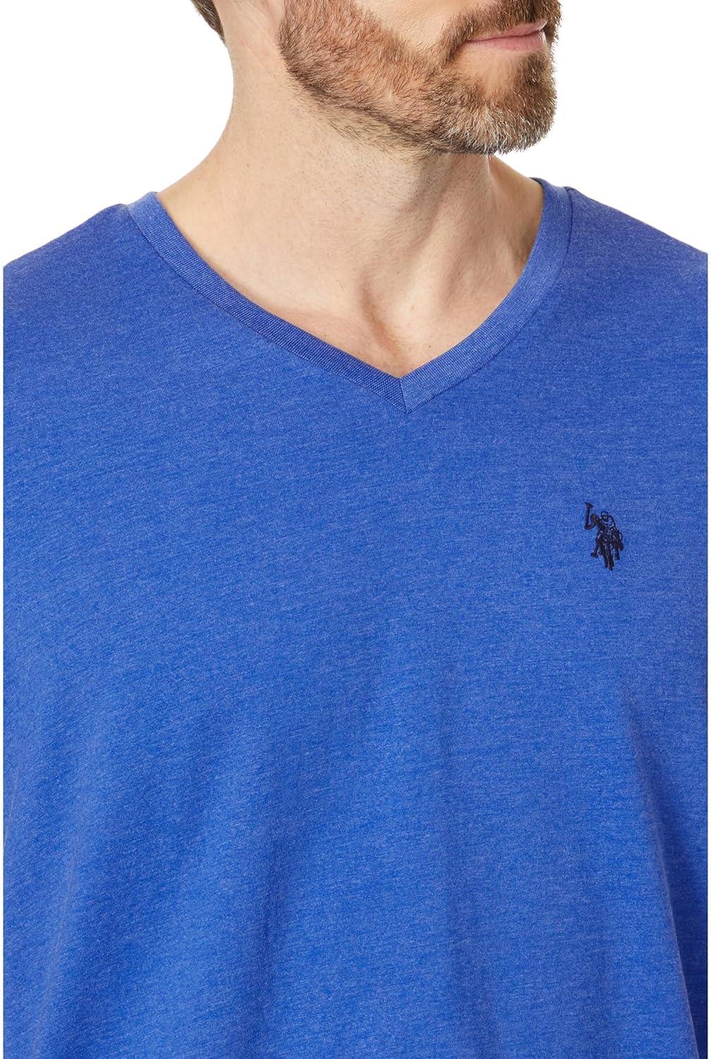 image:imageUS Polo Assn Mens VNeck TeeCobalt Heather