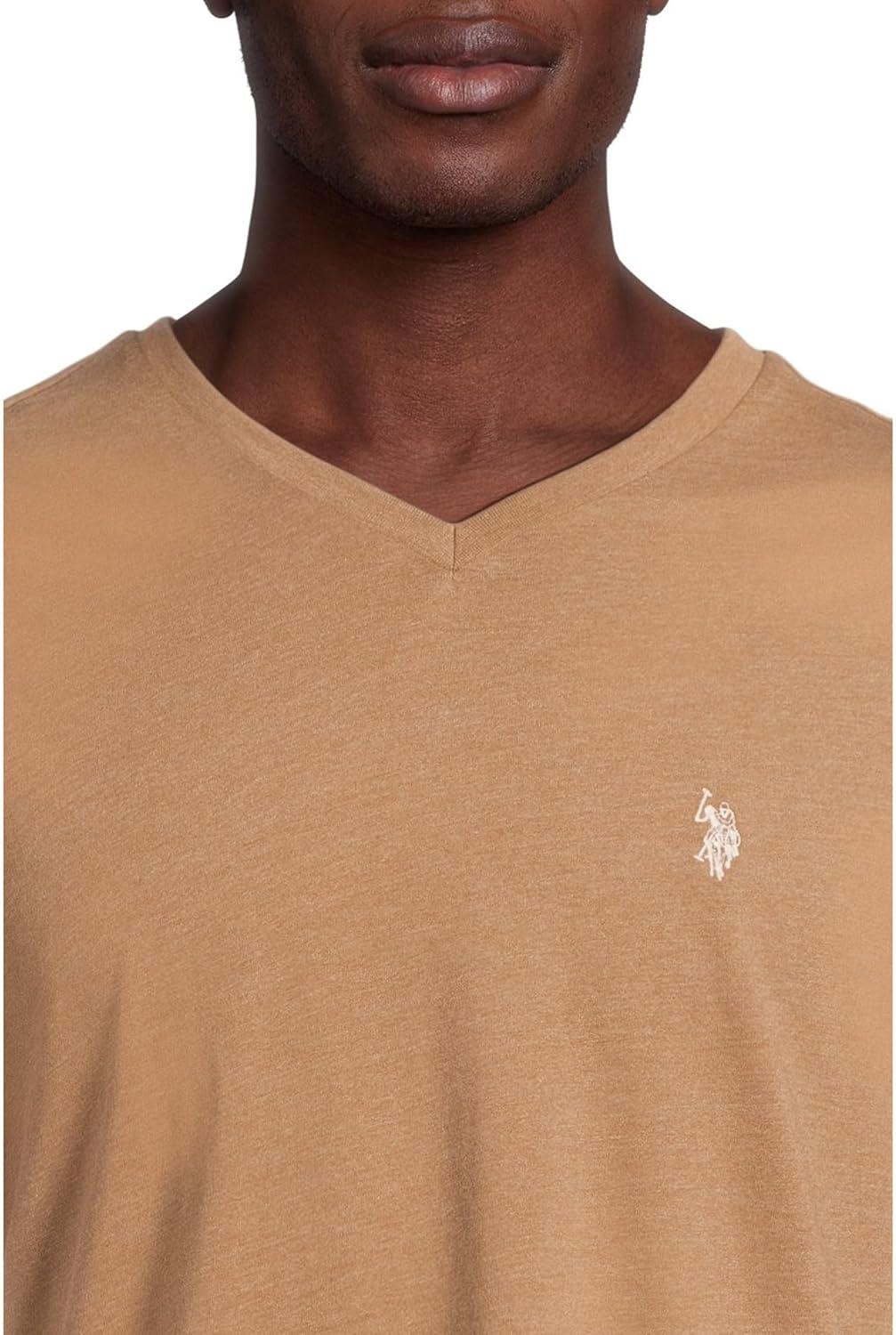 image:imageUS Polo Assn Mens VNeck TeeCoffee Heather