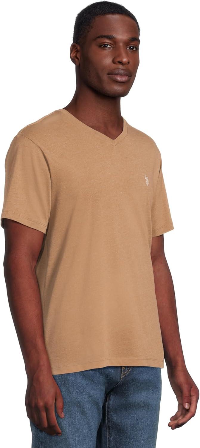 image:imageUS Polo Assn Mens VNeck TeeCoffee Heather