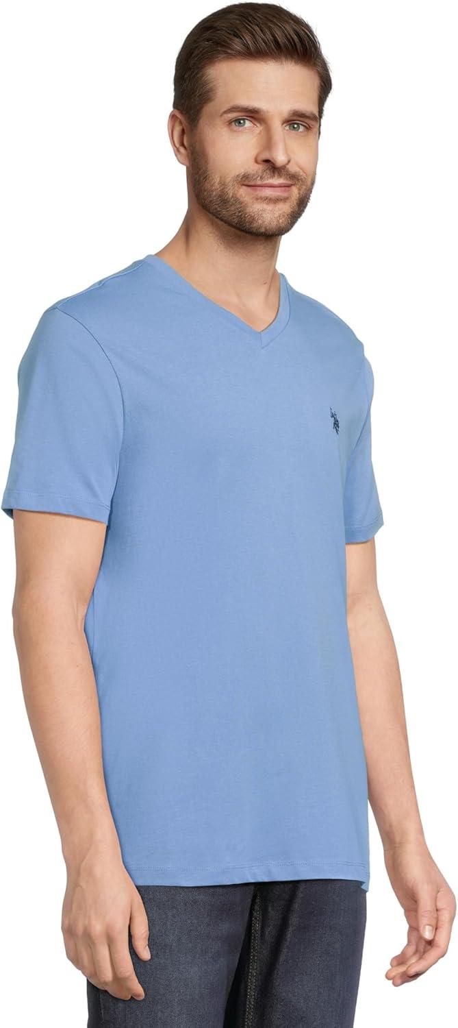image:imageUS Polo Assn Mens VNeck TeeOceanside Blue