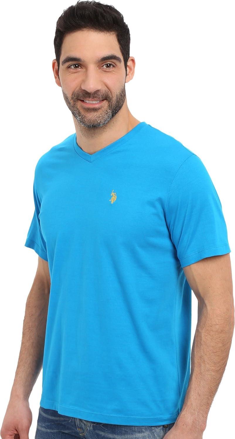 image:imageUS Polo Assn Mens VNeck TeeTeal Blue