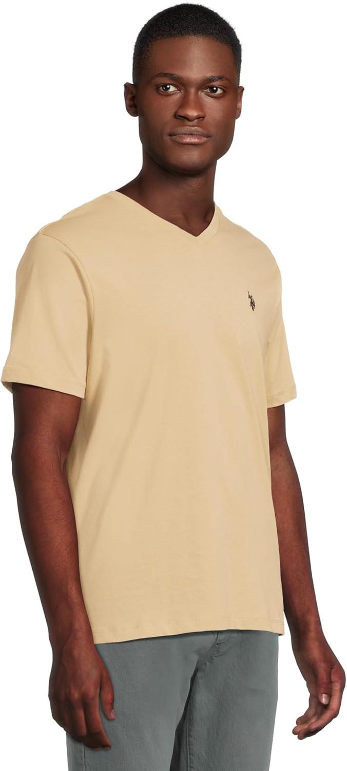 image:imageUS Polo Assn Mens VNeck TeeTribeca Khaki