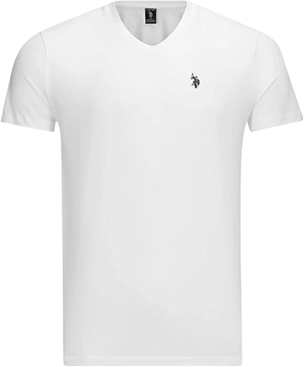 image:imageUS Polo Assn Mens VNeck TeeWhite 6pack