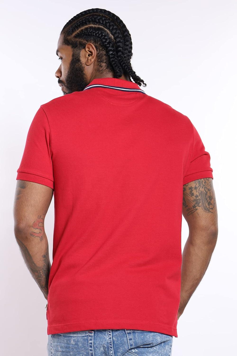 image:imageUS Polo Assn Slim Fit Small Pony Pique Polo Engine Red MD