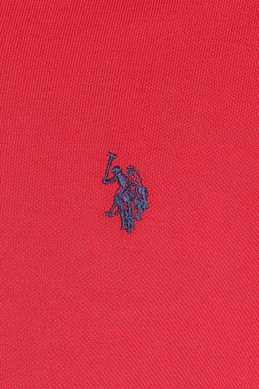 image:imageUS Polo Assn Slim Fit Small Pony Pique Polo Engine Red MD